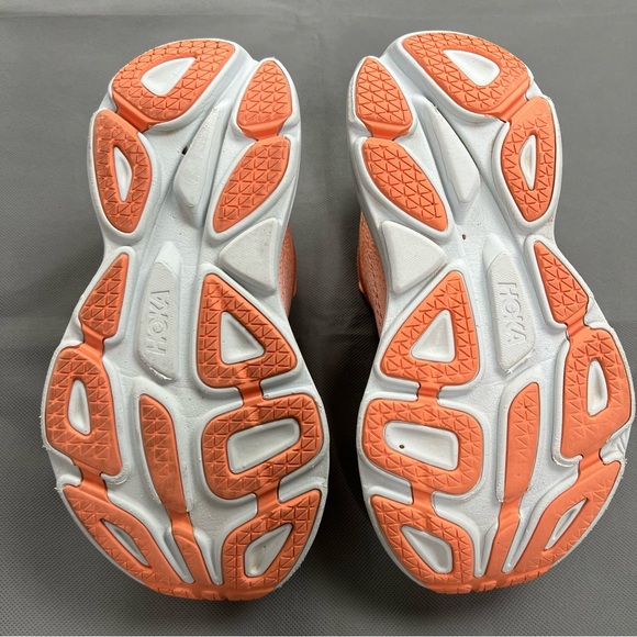 Hoka One One Womens Bondi 8 Size 6.5(B) Peach Running Shoes Sneakers 1127952 - Picture 6 of 14